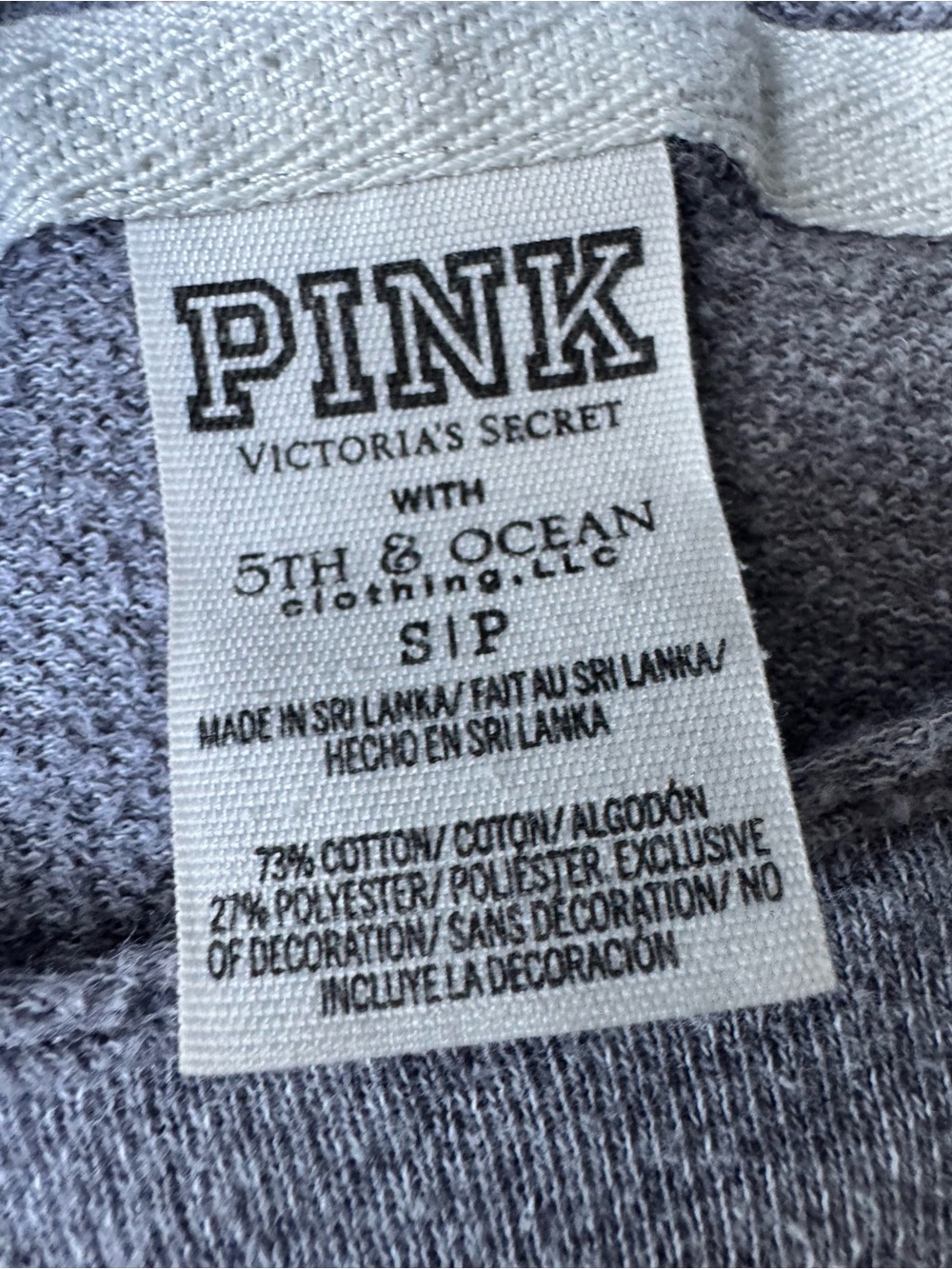PINK by Victoria's Secret 'We Are Giants' Gray Hoodie SF Giants Baseball MLB - Picture 6 of 9